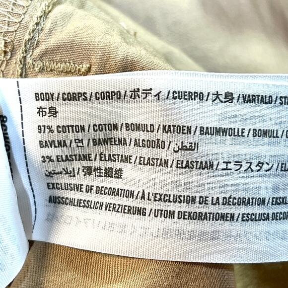 Abercrombie & Fitch x N. Benefield Wide-Leg Coverall Jumpsuit Sz XS Tan *Read* - Picture 12 of 12